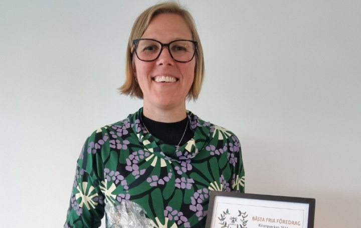 Anna-Karin Gunnarsson - vinnare bästa fria föredrag 2024