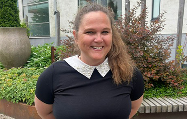 Vinnare Hanna Nathanson, specialistsjuksköterska i kirurgisk vård, Magtarmcentrum, sektionen för kirurgi, Karolinska Universitetssjukhuset Solna.