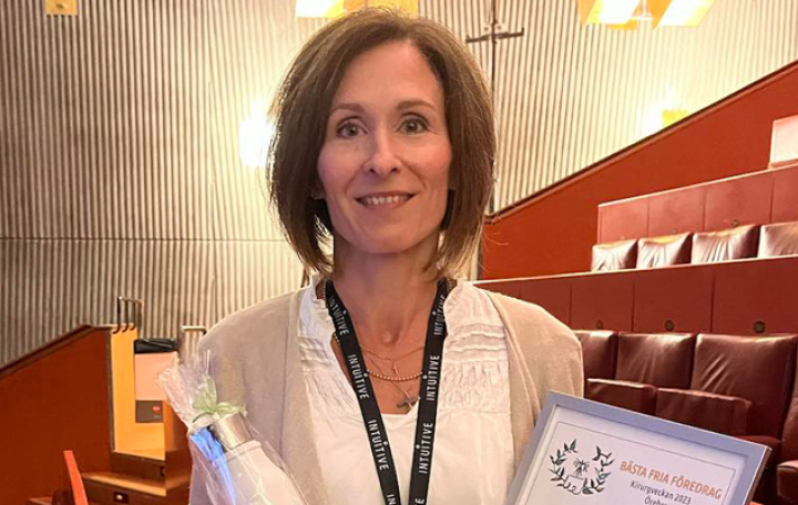 Ing-Marie Olsson -  Bästa presentation 2023