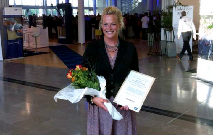 Maria Sandgren, Årets Specialistsjuksköterska i kirurgisk vård 2014.