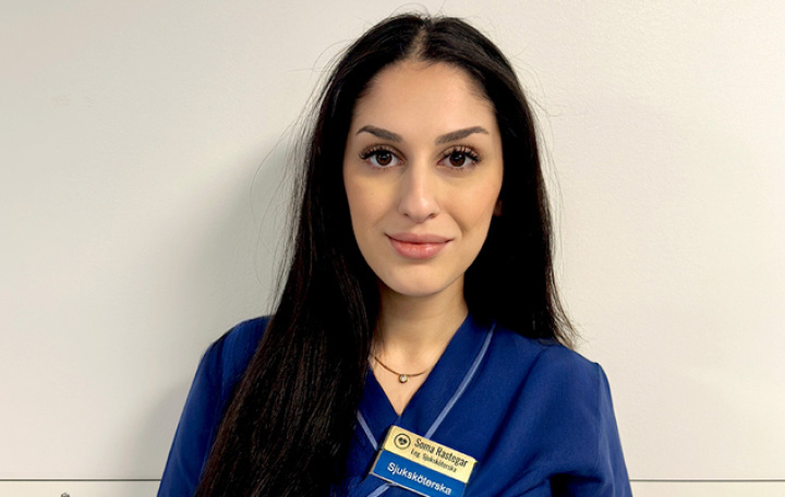 Vinnare 2025: Soma Rastegar, specialistsjuksköterska i kirurgisk vård på kirurg och onkologkliniken, Capio S:t Görans sjukhus i Stockholm