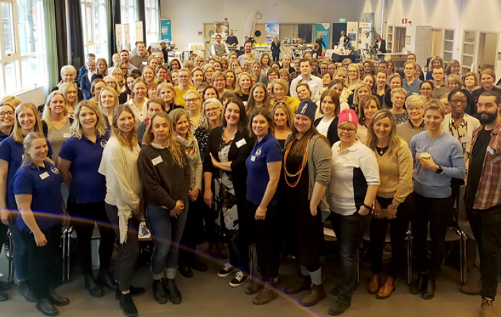 Gruppbild från NFSK's Medlemsdagar 2019 i Trollhättan.